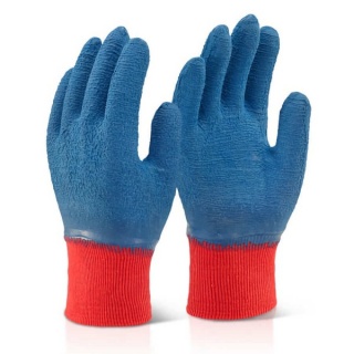 Beeswift LFCGG Latex Fully Coated Gripper Glove Blue